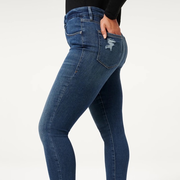 Good American Good Legs Released Hem in Blue265 Sz 6 / Sz 28 - Picture 5 of 16